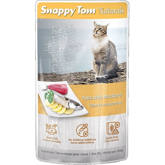 Snappy Tom Naturals, Tuna and Mackerel (12 Pack)