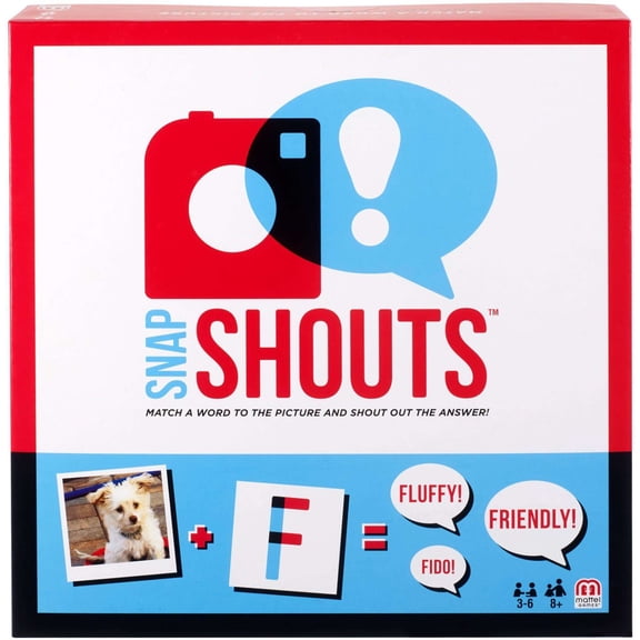 Snapshouts Caption-And-Guessing Game for 3-6 Players Ages 10Y+