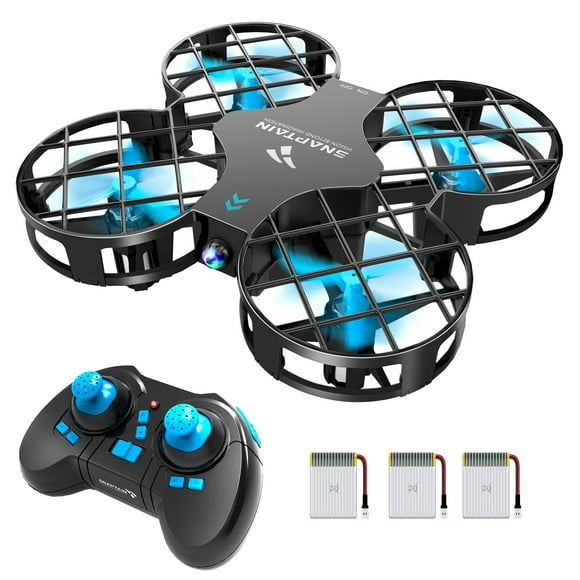 Snaptain H823H Mini Drone for Kids, RC Pocket Quadcopter with Altitude Hold, Headless Mode, 3D Flip, Speed Adjustment and 3 Batteries -  Blue