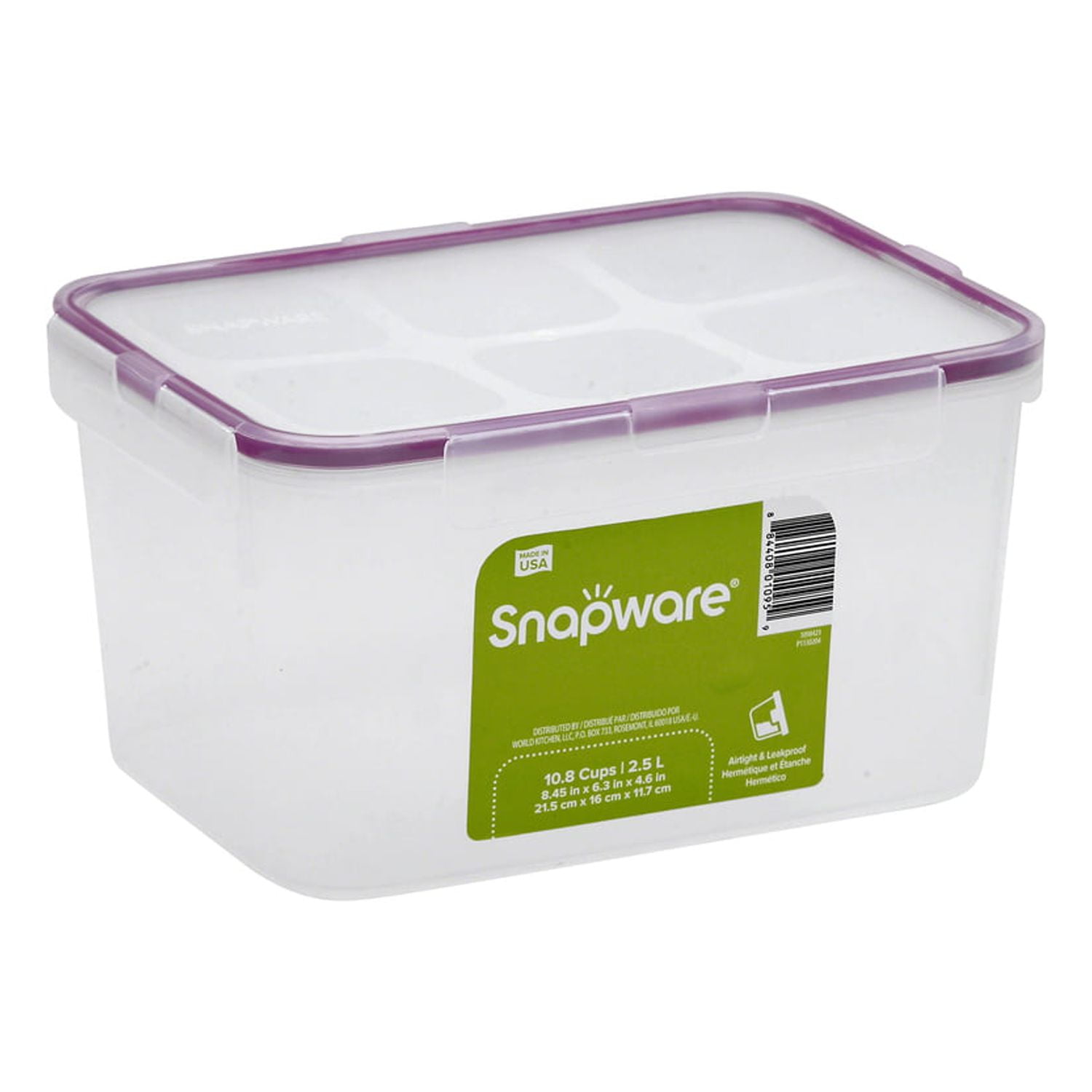 Rubbermaid 5 cup Clear Food Storage Container 1 pk -Pack of 1