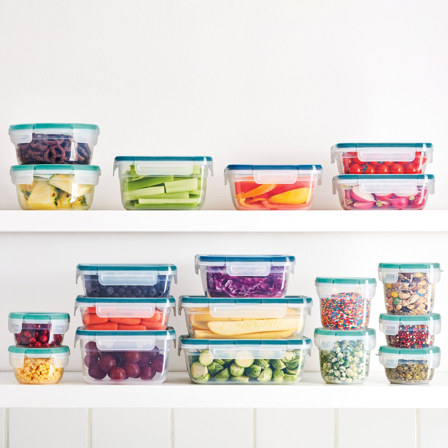 Snapware 38Piece Plastic Food Storage Set Professional Grade Storage