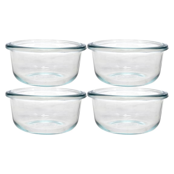 Snapware 7202R 1-Cup Total Solutions Glass Bowl (Lid Not Included) (4-Pack)