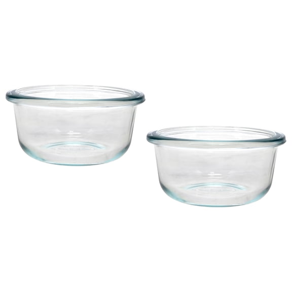 Snapware 7202R 1 Cup Total Solutions Glass Bowls (Lids Not Included) (2-Pack)