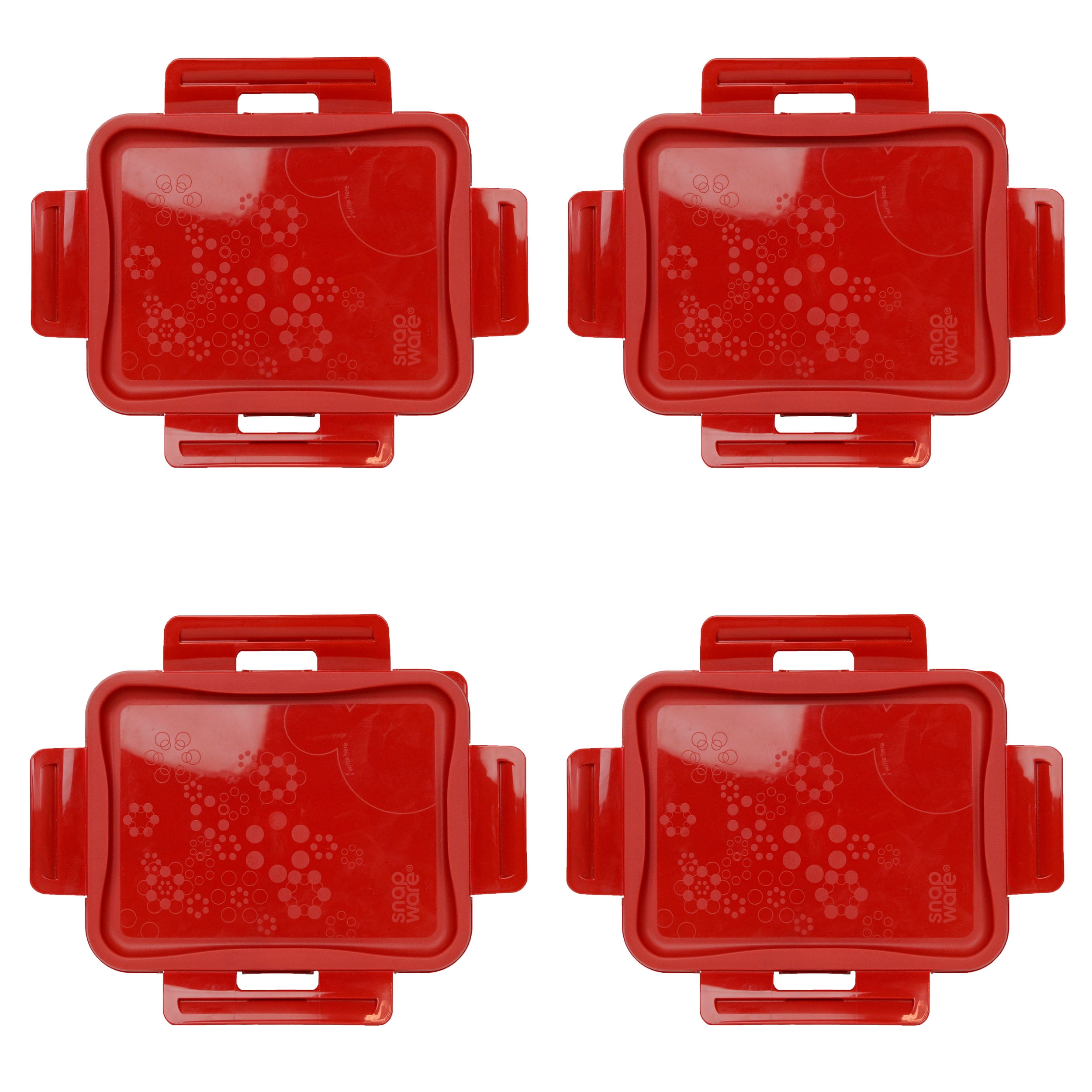 Snapware 7211R Poppy Red Total Solutions Plastic Replacement Lid 