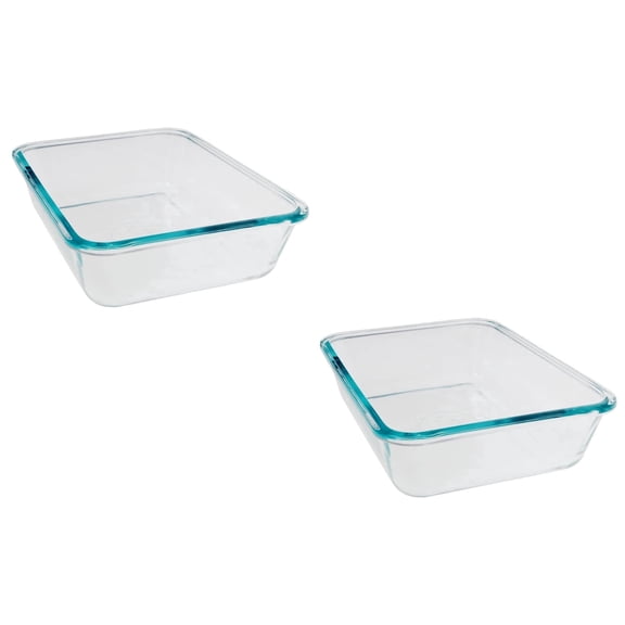 Snapware 7211R 6-Cup Total Solutions Glass Container (Lid Not Included) (2-Pack)