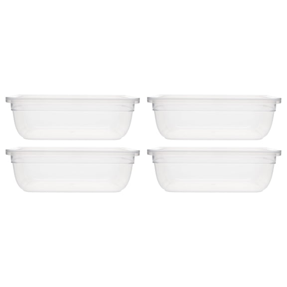 Snapware 8602R 3-Cup Total Solutions Plastic Food Storage Container (4-Pack) (Lids Not Included)