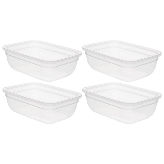 Snapware 8602R-PFS 3-Cup Total Solutions Plastic Food Storage Container (Lid Not Included) (4-Pack)