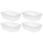 Snapware 8602R-PFS 3-Cup Total Solutions Plastic Food Storage Container Lid Not Included 4-Pack