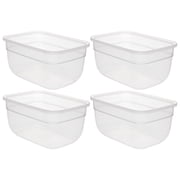 Snapware 8602R-D 5 Cup Total Solutions Plastic Food Storage Containers 4-Pack Lids Not Included