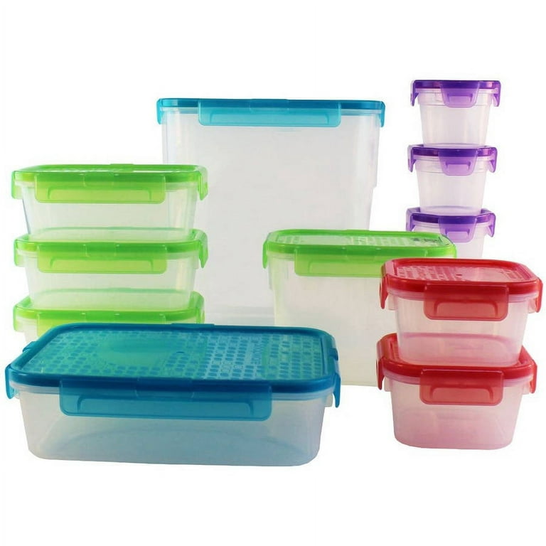 Snapware® Airtight Food Storage Container - Clear/Blue, 3 ct