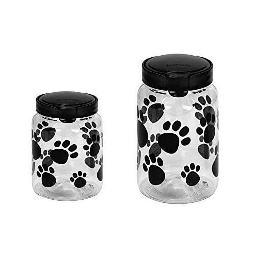 Snapware Airtight Food Storage 17.2Cup And 9.8Cup Pet Treat Canister Combo
