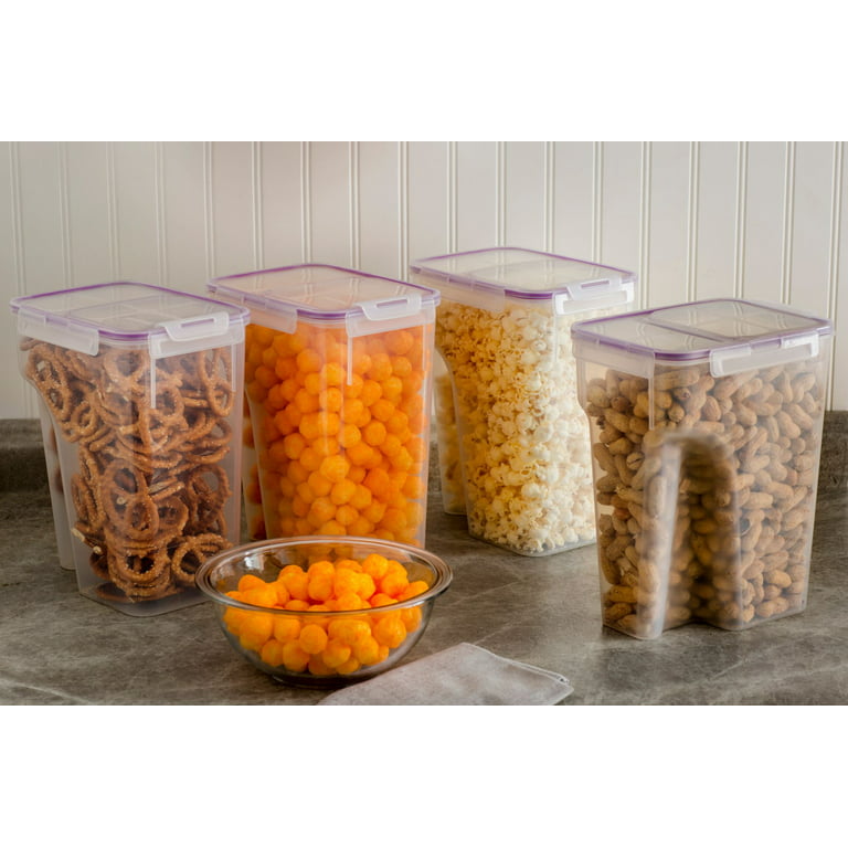 ANVAVA 4-Piece Pop Top Airtight Food Storage Containers Set BPA