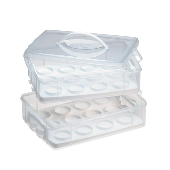 Snapware Snap N' Stack 2-Layer Cookie and Cupcake Carrier Container