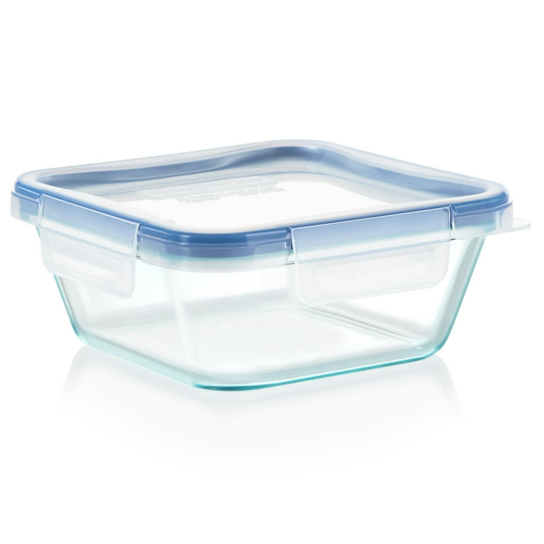 Snapware | Total Solution Store More Set for Food Storage | 5.5-Cup Clear Containers with Lids, 10 Pieces | Airtight, Leak-Proof Lids | Limited