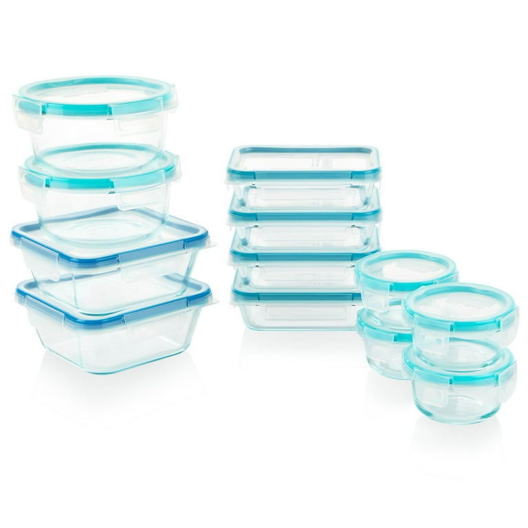 Snapware Total Solution Pyrex Glass Food Storage 24-piece Set 