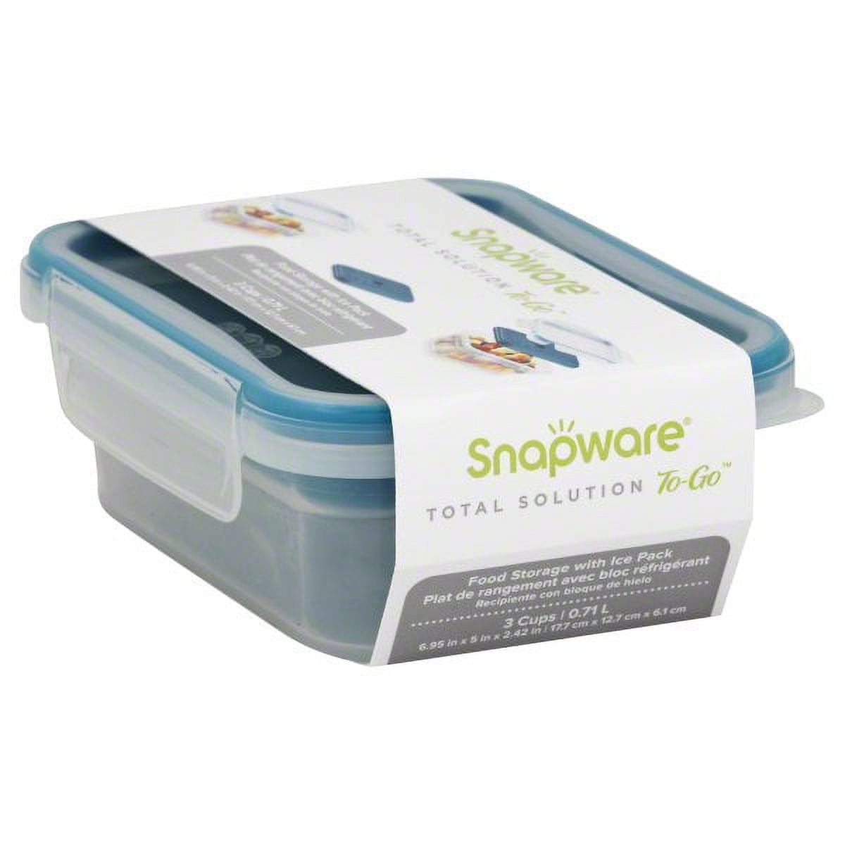 Snapware Total Solution 3 cups Clear Food Storage Container 1 pk