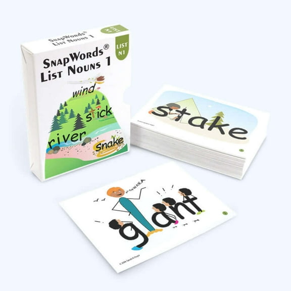 Snapwords Teaching Cards List N