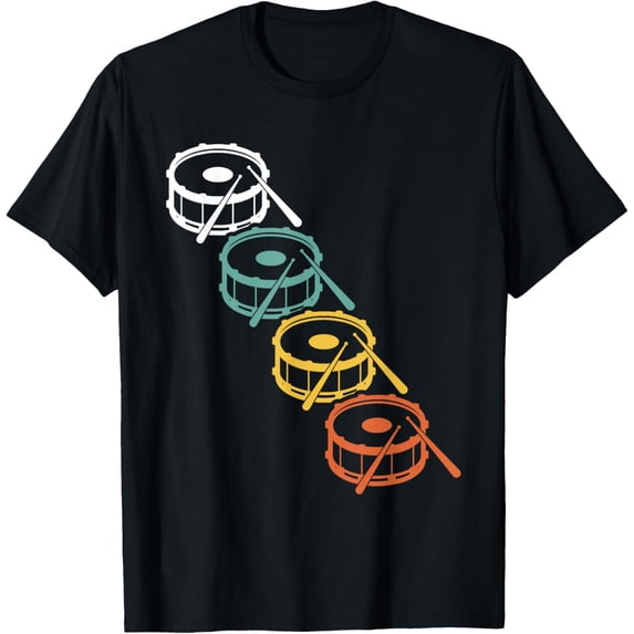 Snare Drum Retro Vintage T-Shirt