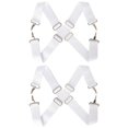 Snare Drum Strap Sling Marching Bass Straps Band Drummer Gifts Suspenders White