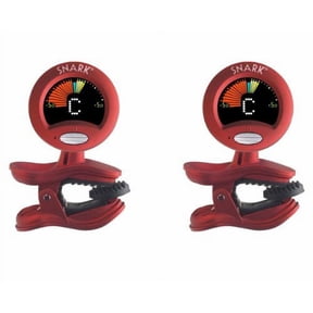 Snark Guitar Instrument Tuner ST-2 Rechargeable Super Tight Chromatic Red ST2 2 Pack