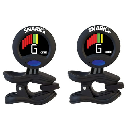 Snark Rechargeable Clip-On Tuner 2 Pack High Precision Tuning No Batteries