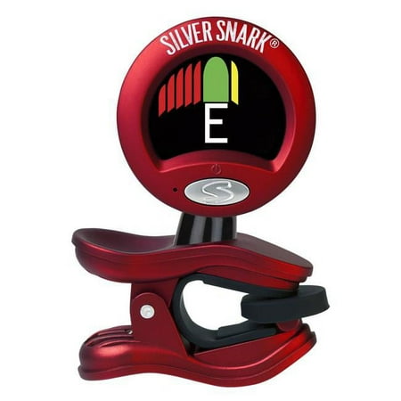 Snark SIL-RED-U, Clip-On Chromatic Tuner - Red