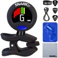 thumbnail image 1 of Snark SST-1 Super Tight Clip-On Rechargeable Chromatic Tuner for Guitar, Bass and All Stringed Instruments Bundle with 3x Mophead Guitar Picks, Cable Tie and Microfiber Cloth, 1 of 6