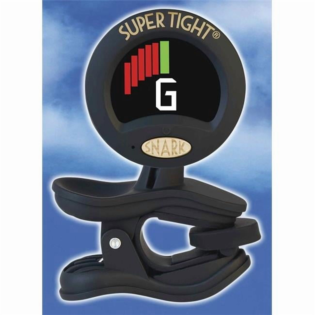 Snark ST-8-U Super Tight Clip on Tuner, Black & Gold