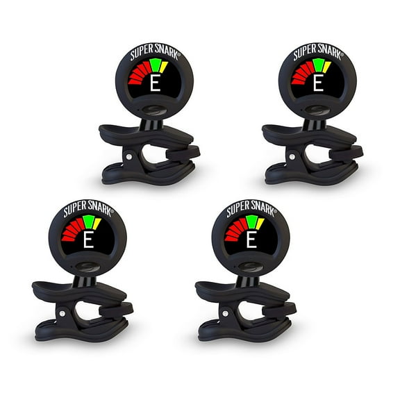 Snark Super Snark Clip-On Tuner 4-Pack Black
