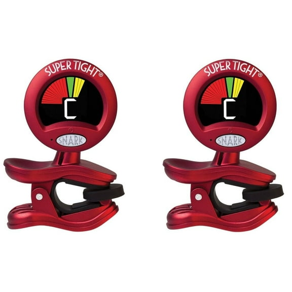 Snark Tuner TWO PACK ST-2 Super Tight All Instrument Tuner w Metronome