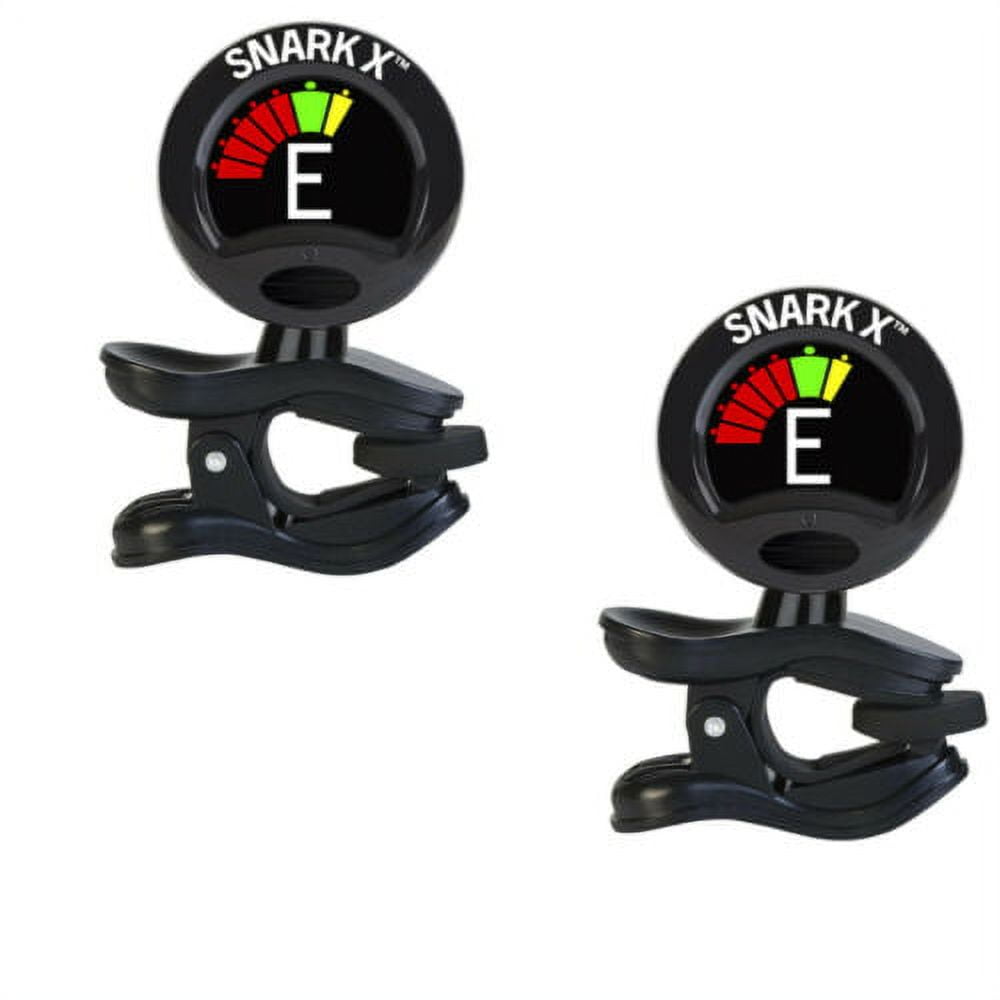 Snark X Rechargable Tuner Clip On 2-Pack Chromatic for guitar bass violin  SN-X RE