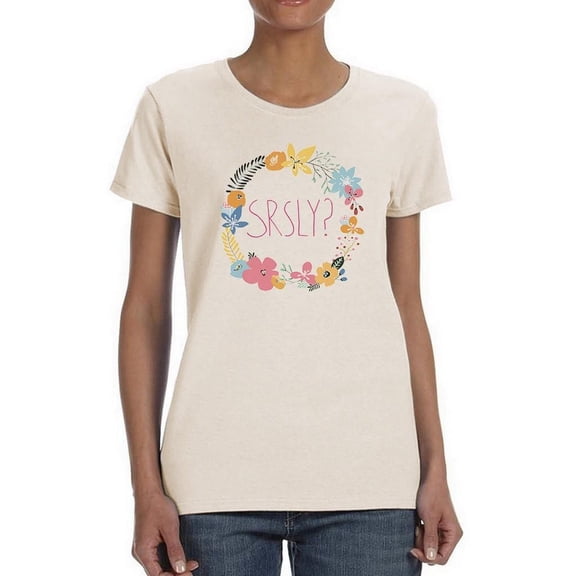 Snarky Florals Xi. T-Shirt Women -June Erica Vess Designs, Female 4X-Large
