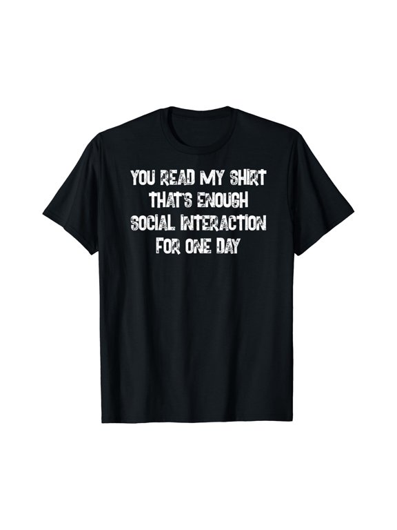 Snarky & Unique Social Introvert T-Shirt G000122