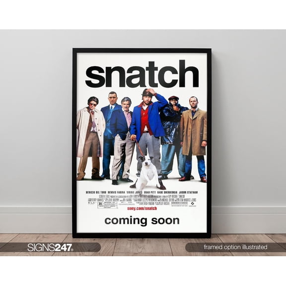 Snatch Poster | Movie Poster | Movie Prints For Cinema Rooms | Wall Art | Home Decor | A0 A1 A2 A3 A4 A5