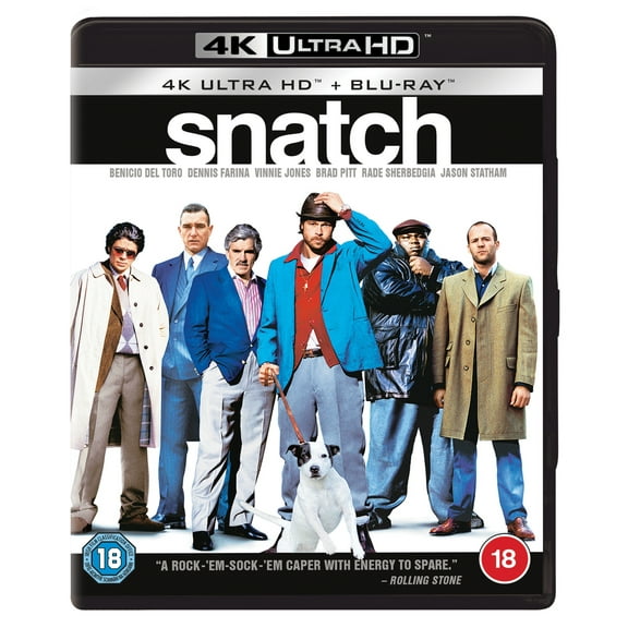 Snatch (4K Ultra HD) Mike Reid Ewen Bremner Goldie Sorcha Cusack Jason Statham Stephen Graham