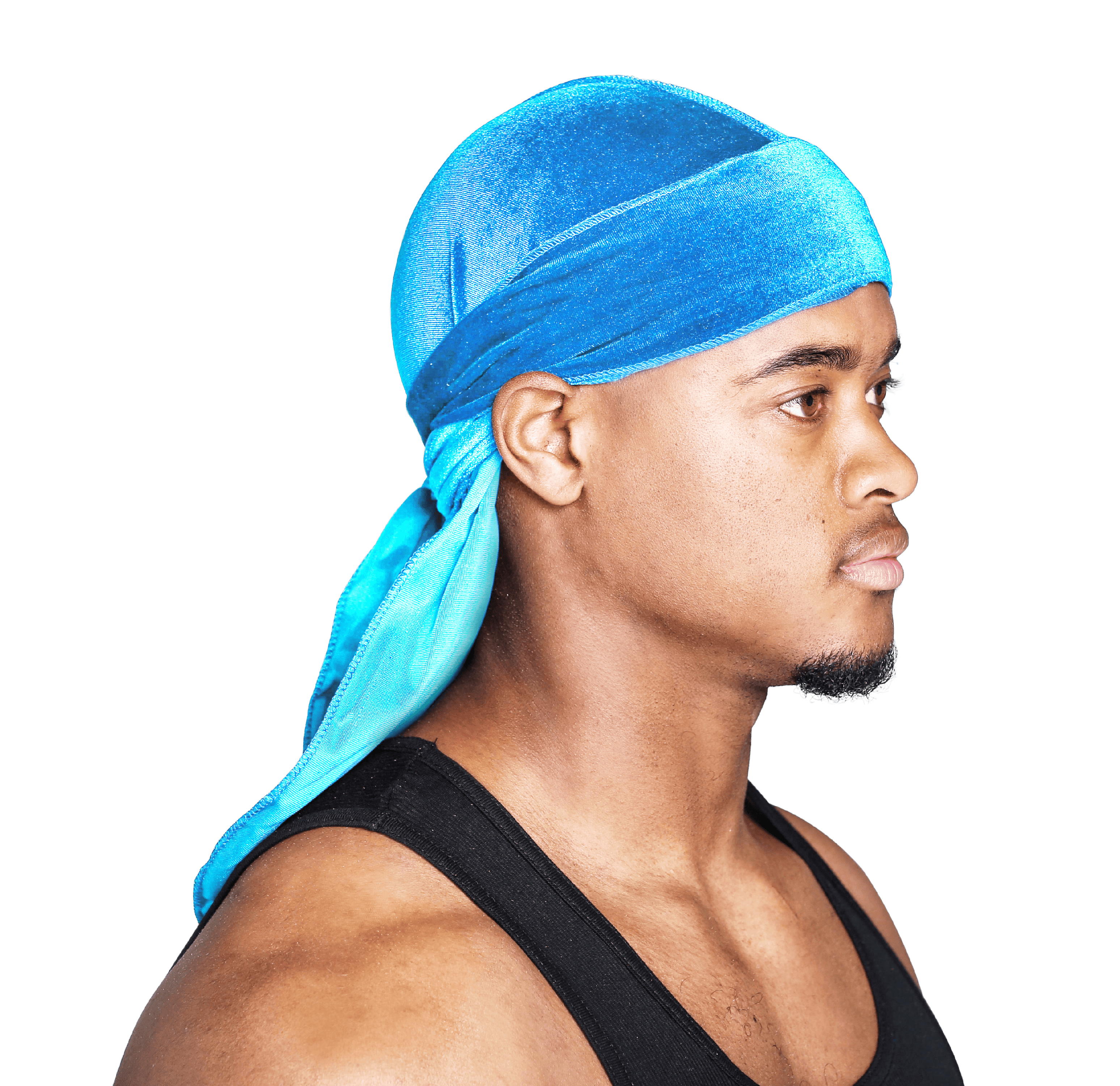 Snatched Flames Green Velvet Durag - Wave cap 