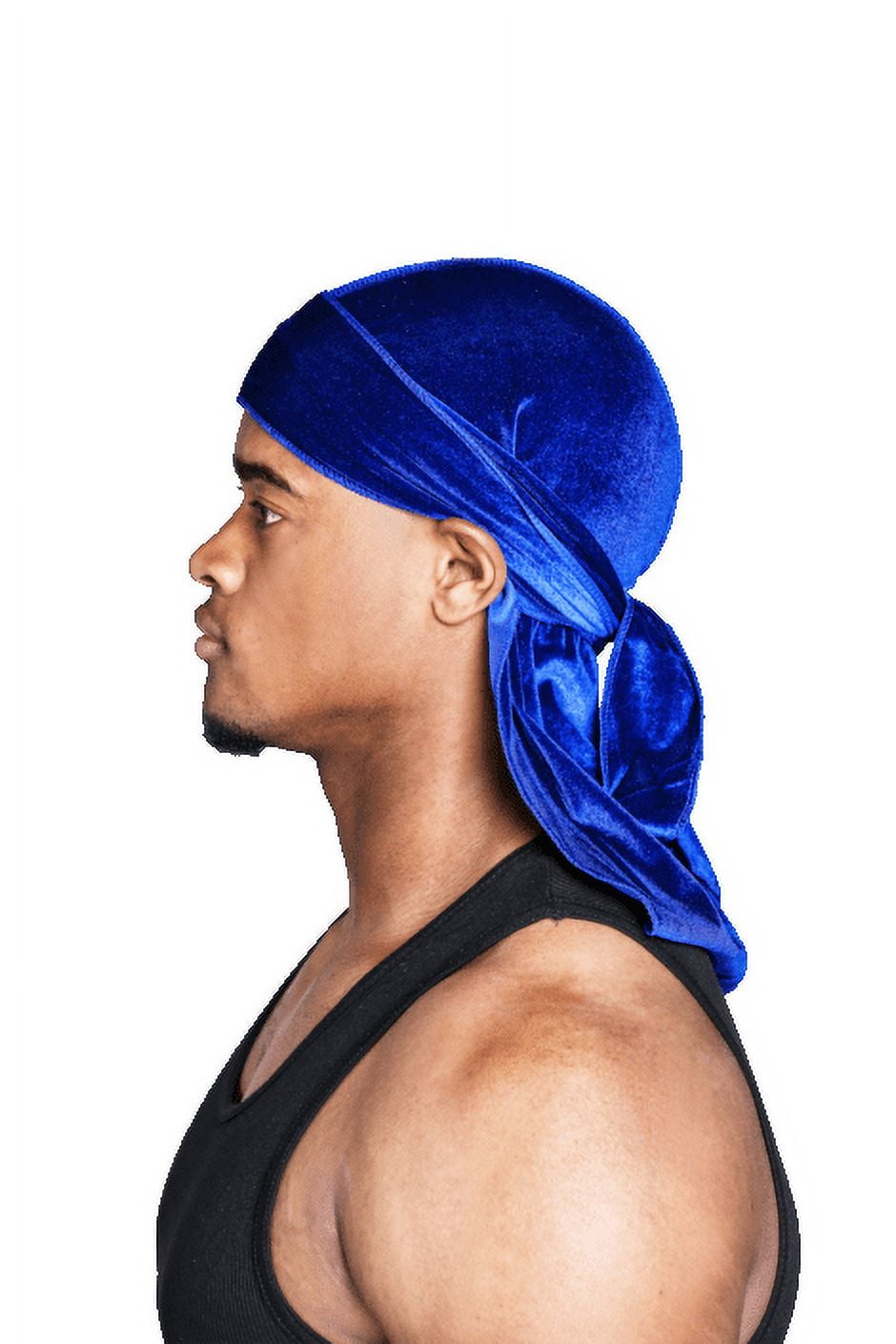 FeiraDeVaidade Velvet Durag Durag Waves Unisex Crushed Velvet Waves Durag  Cap Long Tail Headwrap Durag Turban Hat 