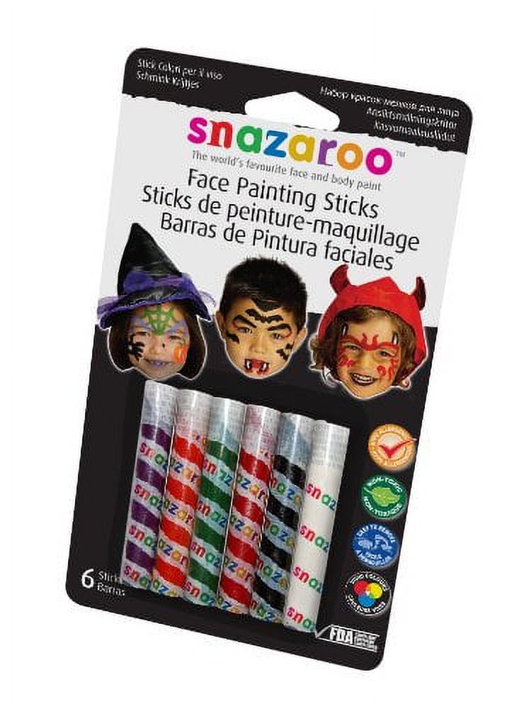Snazaroo 1160603 Halloween Face Paint Sticks - Set of 6 
