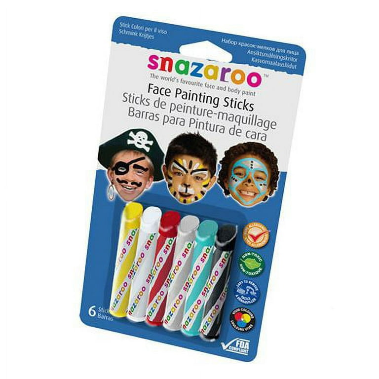 Snazaroo Face Painting Sticks Set of 6 - Basic