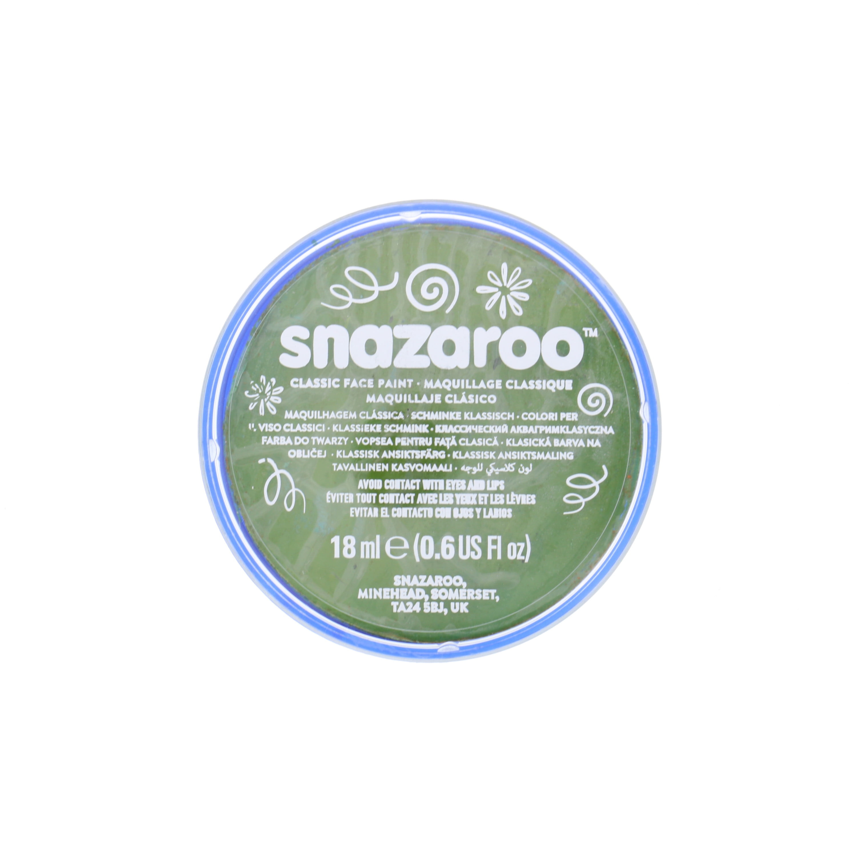 Snazaroo Face Paint 18ml-Grass Green