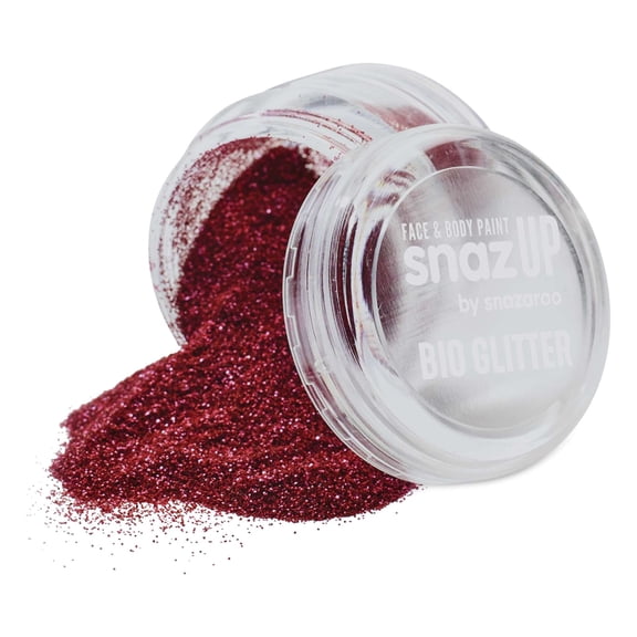 Snazaroo Face & Body Bio Glitter - Red, Fine, 5 g