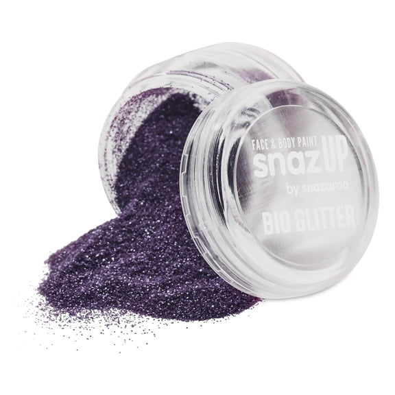 Snazaroo Face & Body Bio Glitter - Violet, Fine, 5 g