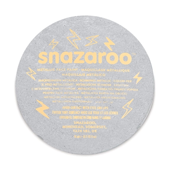 Snazaroo Face Paint - Silver, 18 ml container