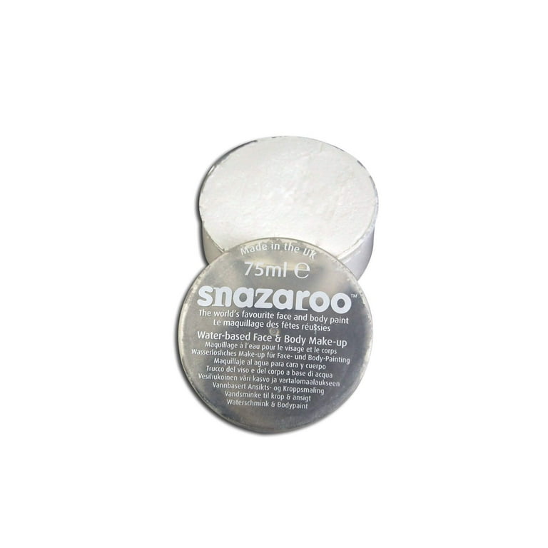 Snazaroo 75 Ml Tubs White Make Up Unisex 75ml Snazaroo 75 Ml Tubs White Make Up Unisex 75ml