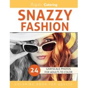 Snazzy Fashion Grayscale Photo Coloring for Adults