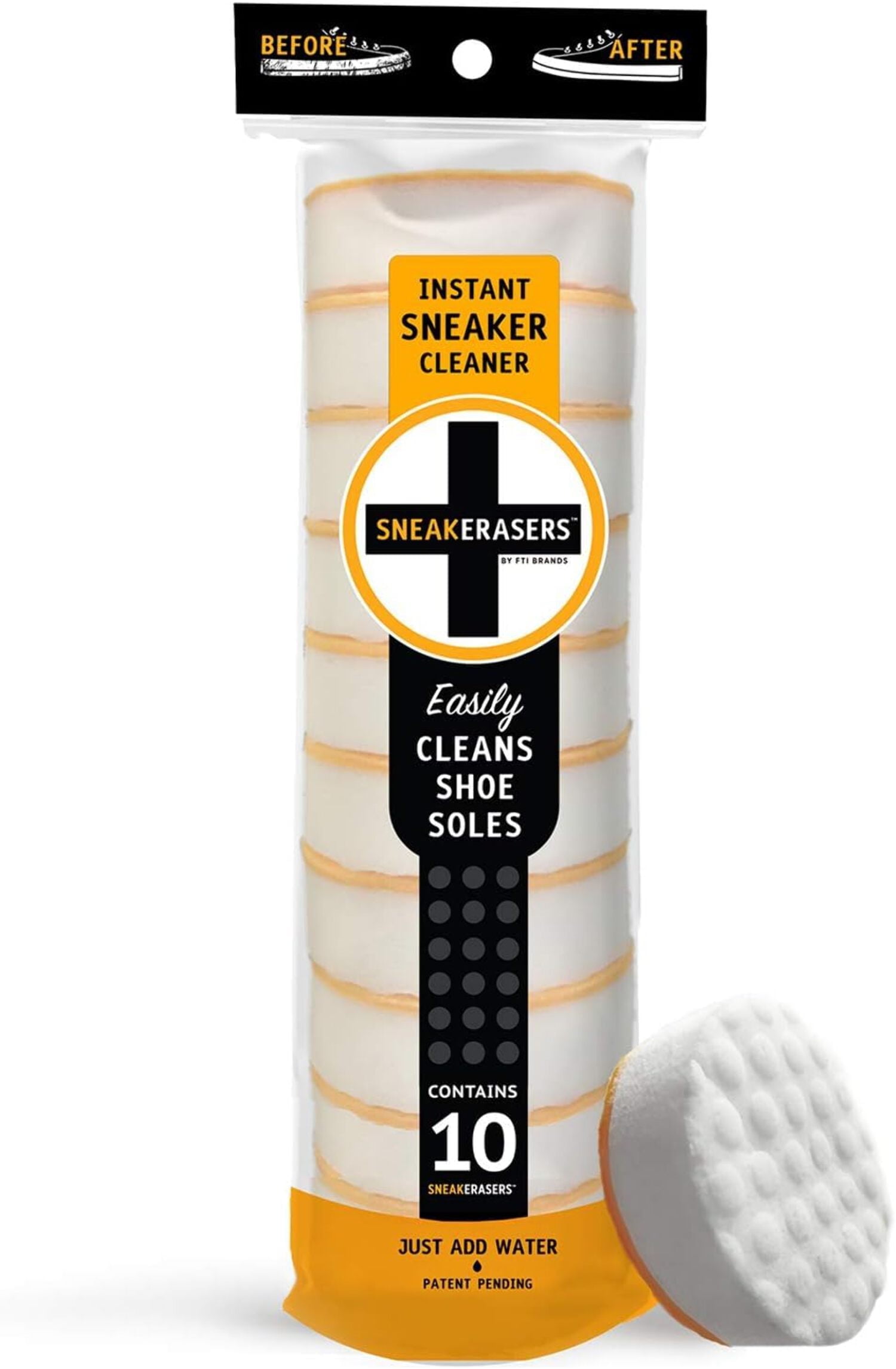 SneakERASERS Instant Sneaker Cleaner 10 pk