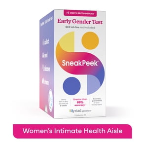 SneakPeek Early Gender Test Kit - Over 99% Accuracy at 6-Weeks - Lab Fee Required, 1 Kit