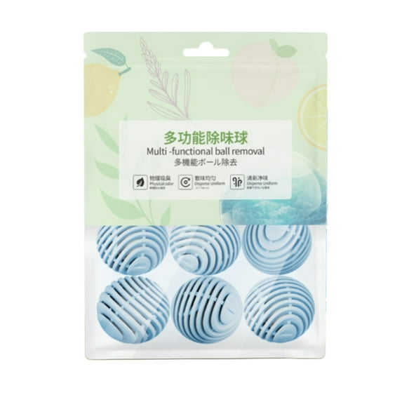 Sneaker Balls, 6pcs Boot Deodorizer Shoe Smell Eliminator, Shoe Deodorizer Set, ECO Friendly Efficient Foot Odor Eliminator For Shoes For Shoe Cabinets, Wardrobe