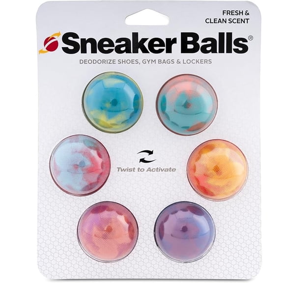 Sneaker Balls Linen Scented Shoe Freshener, Clouds, 6 Pack