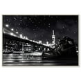 Sneaker City And Bridge Black And White Urban Photography Canvas Wall